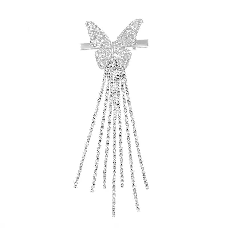 Butterfly Rhinestone Hair Clip