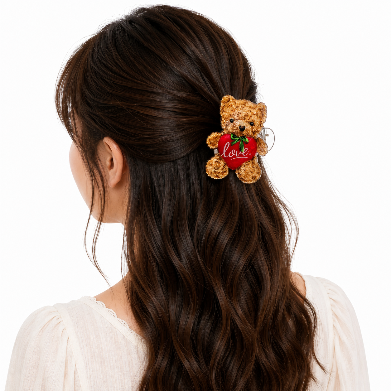 Love Bear Hair Claw