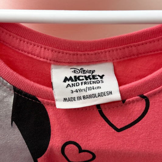 Minnie Mouse Graphic Tee Pink