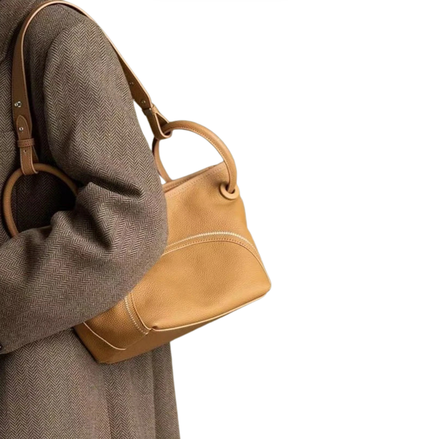 Brown Women's Tote Bag 2 Styles