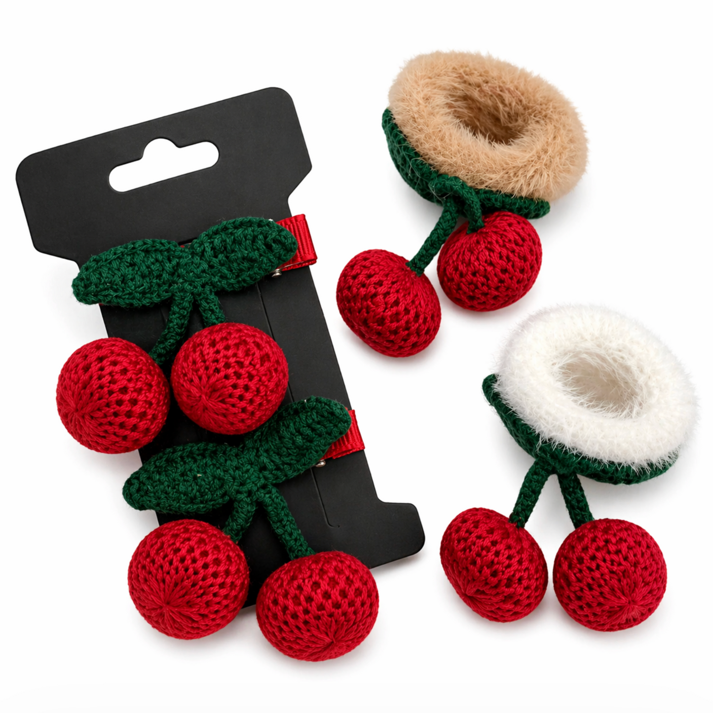 Cute Cherry Hair Set 4pcs