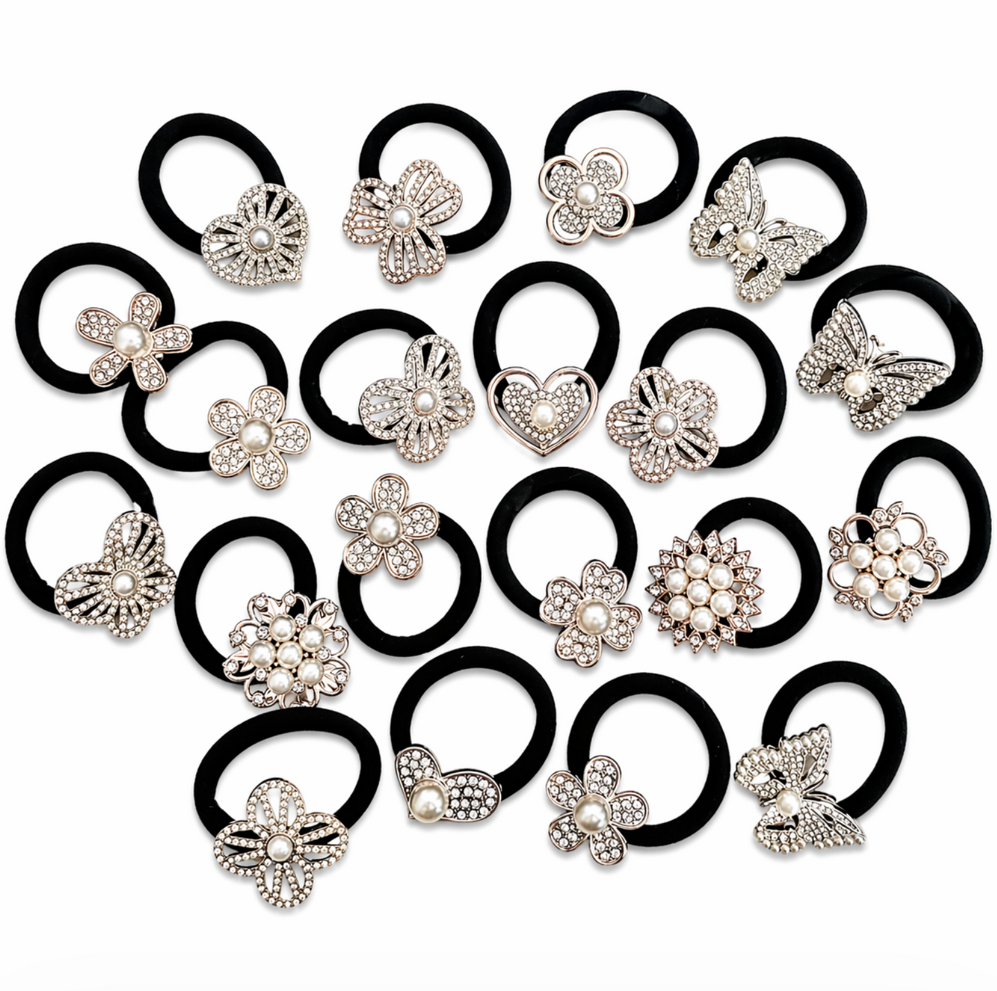 Statement Hair Tie Collection 20pcs