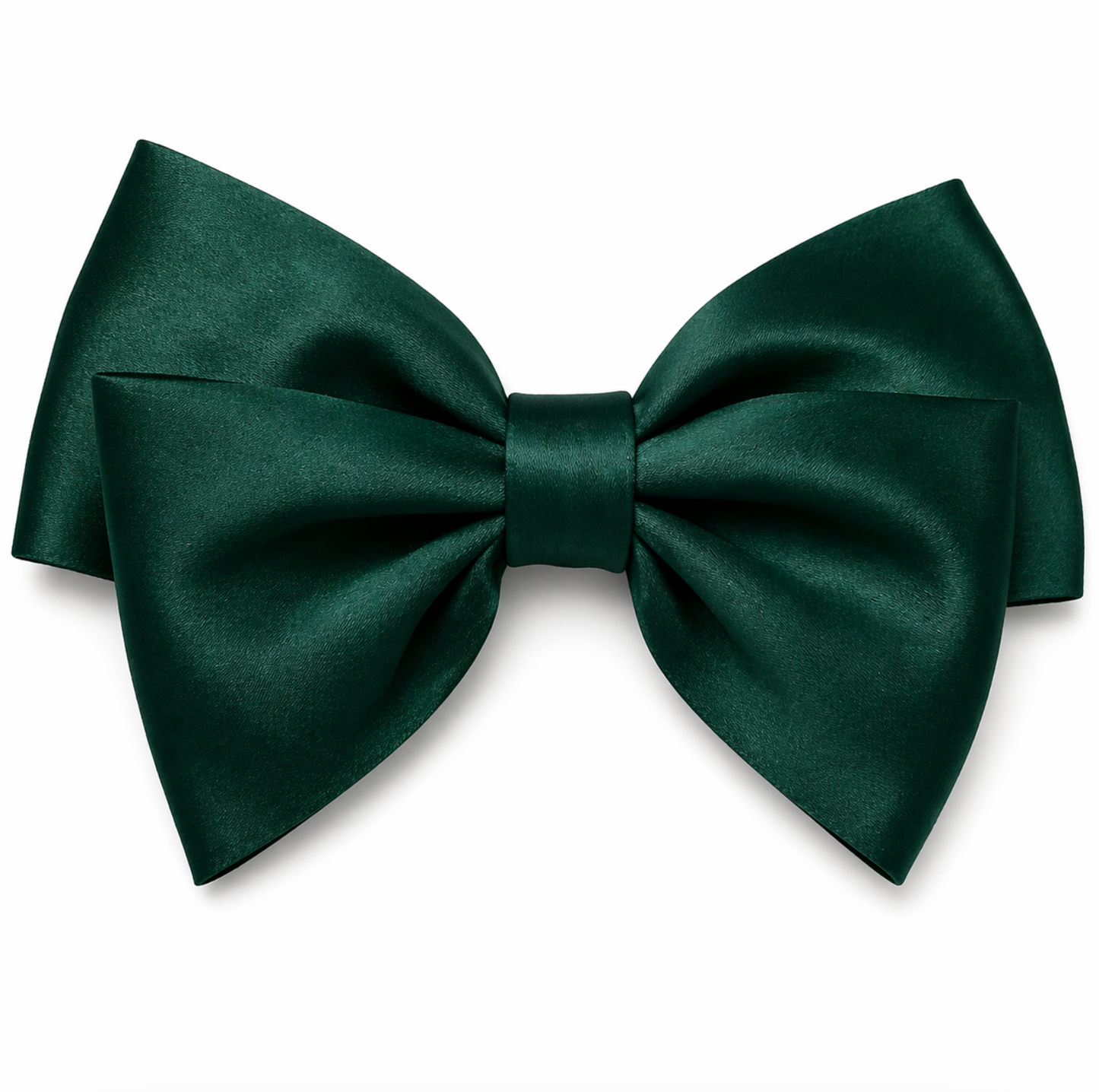Emerald Bow Hair Clip 8cm