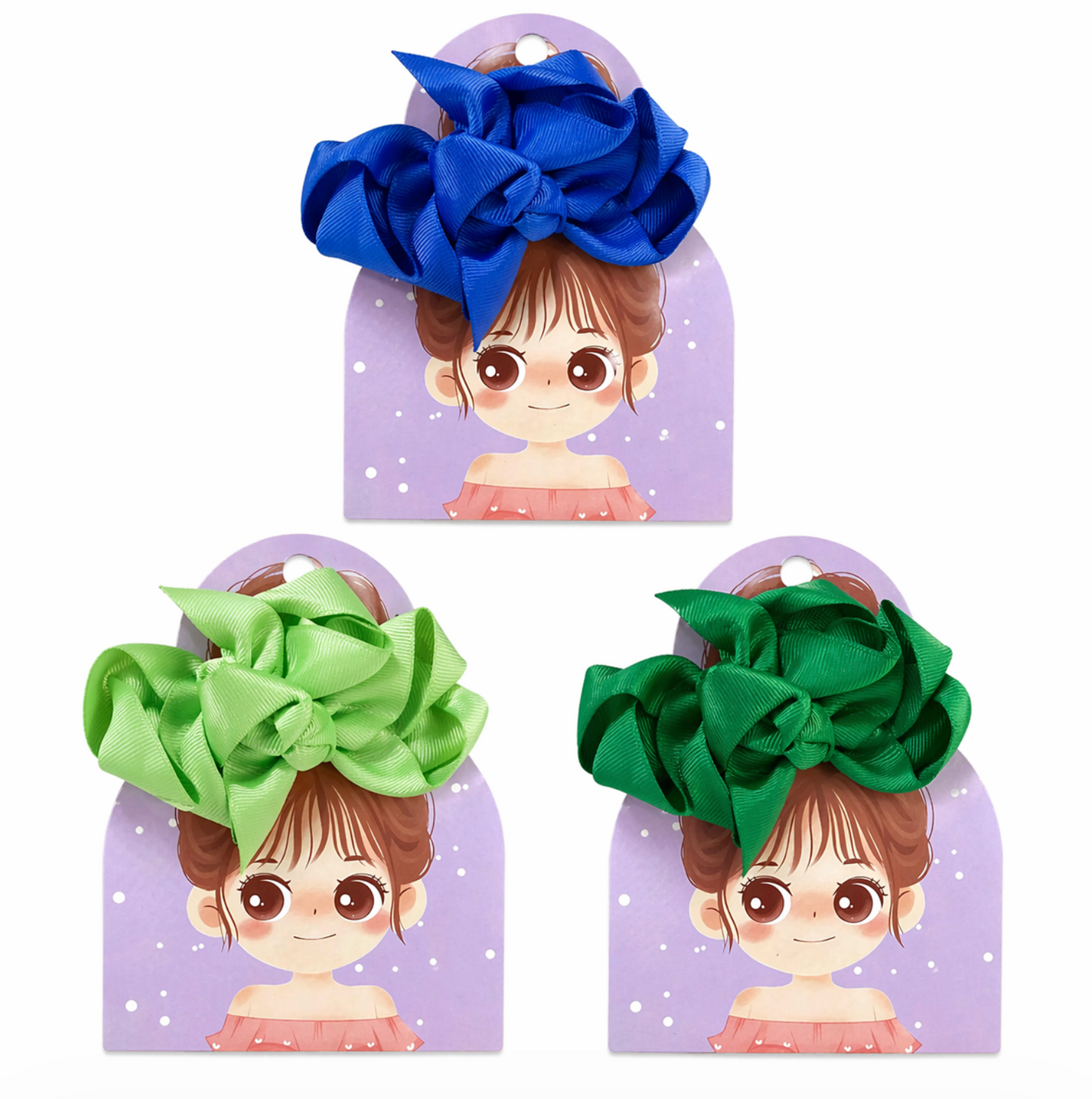 Fresh Pop Bow Clip Set 6pcs