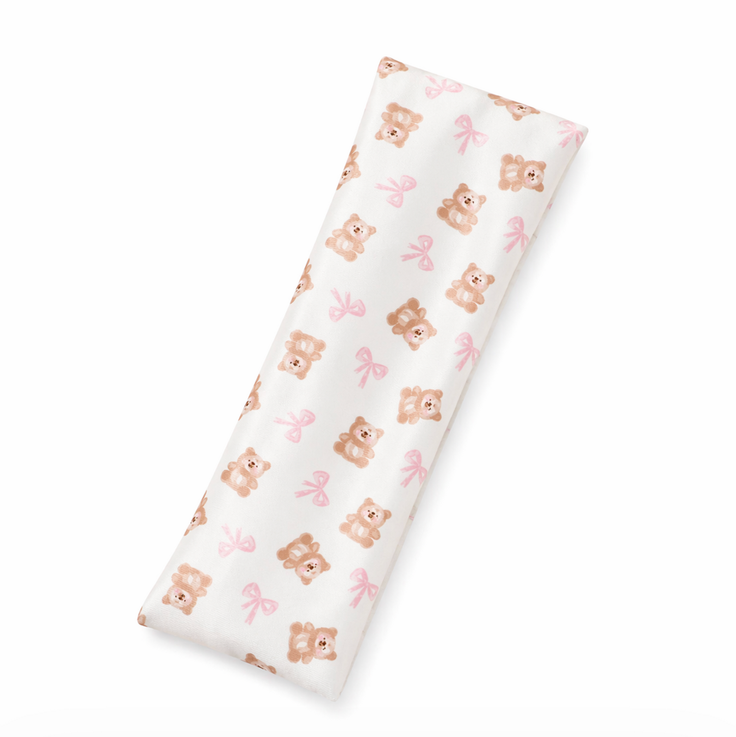 Teddy Bow Print Fabric Headband