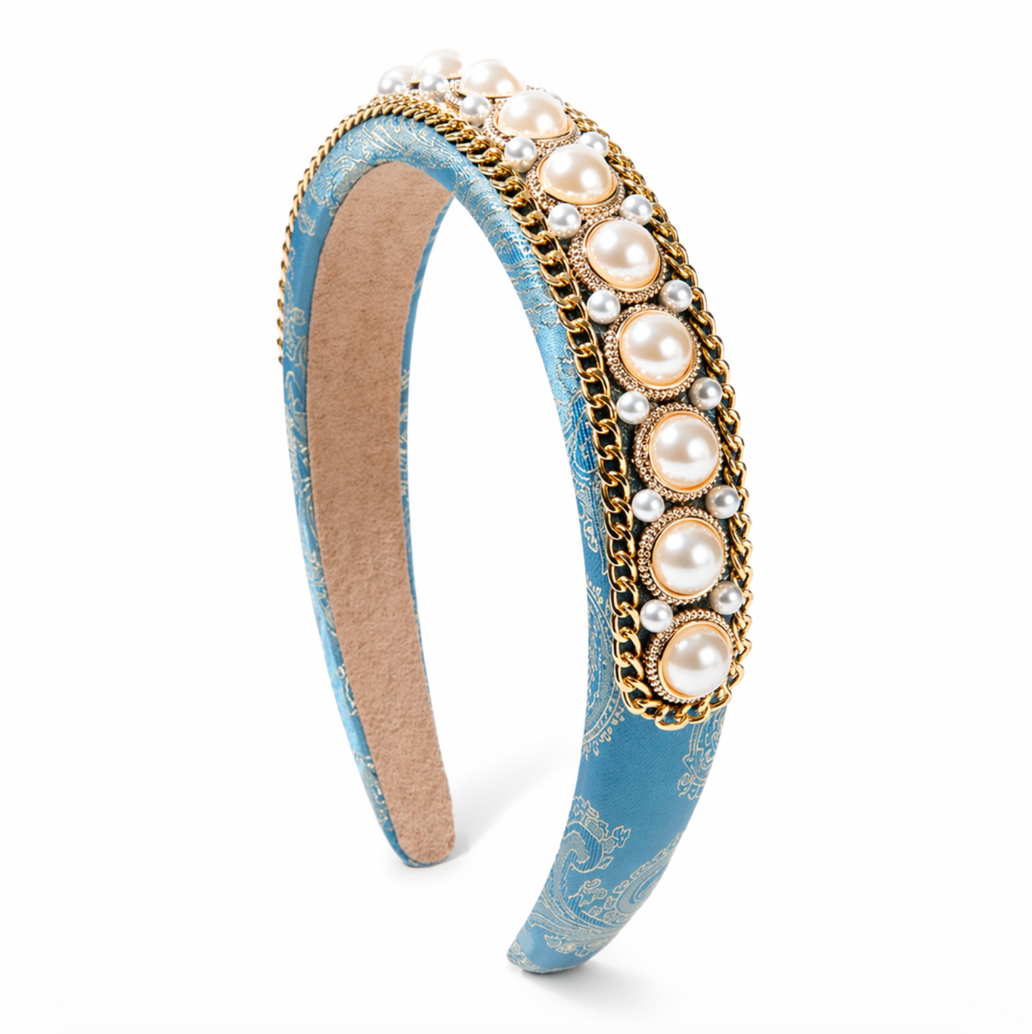 Royal Pearl Embellished Headband
