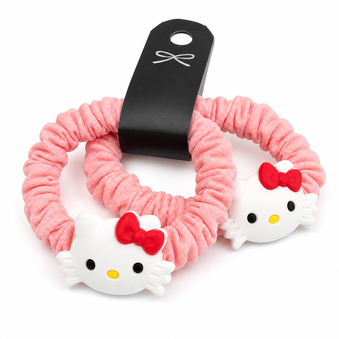 Cute Character Face Scrunchie Set 2pcs