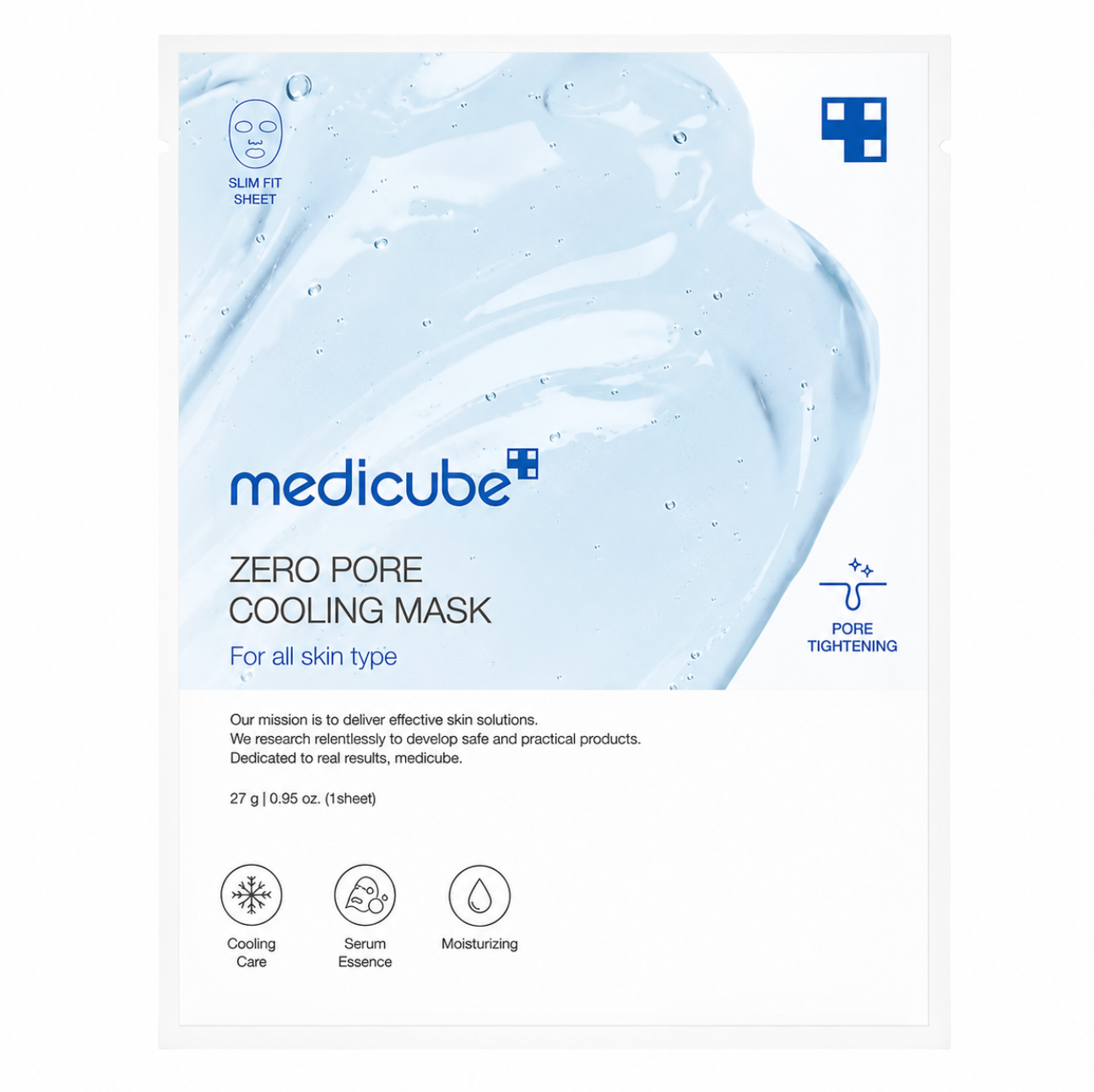 Medicube Zero Pore Cooling Mask 27g