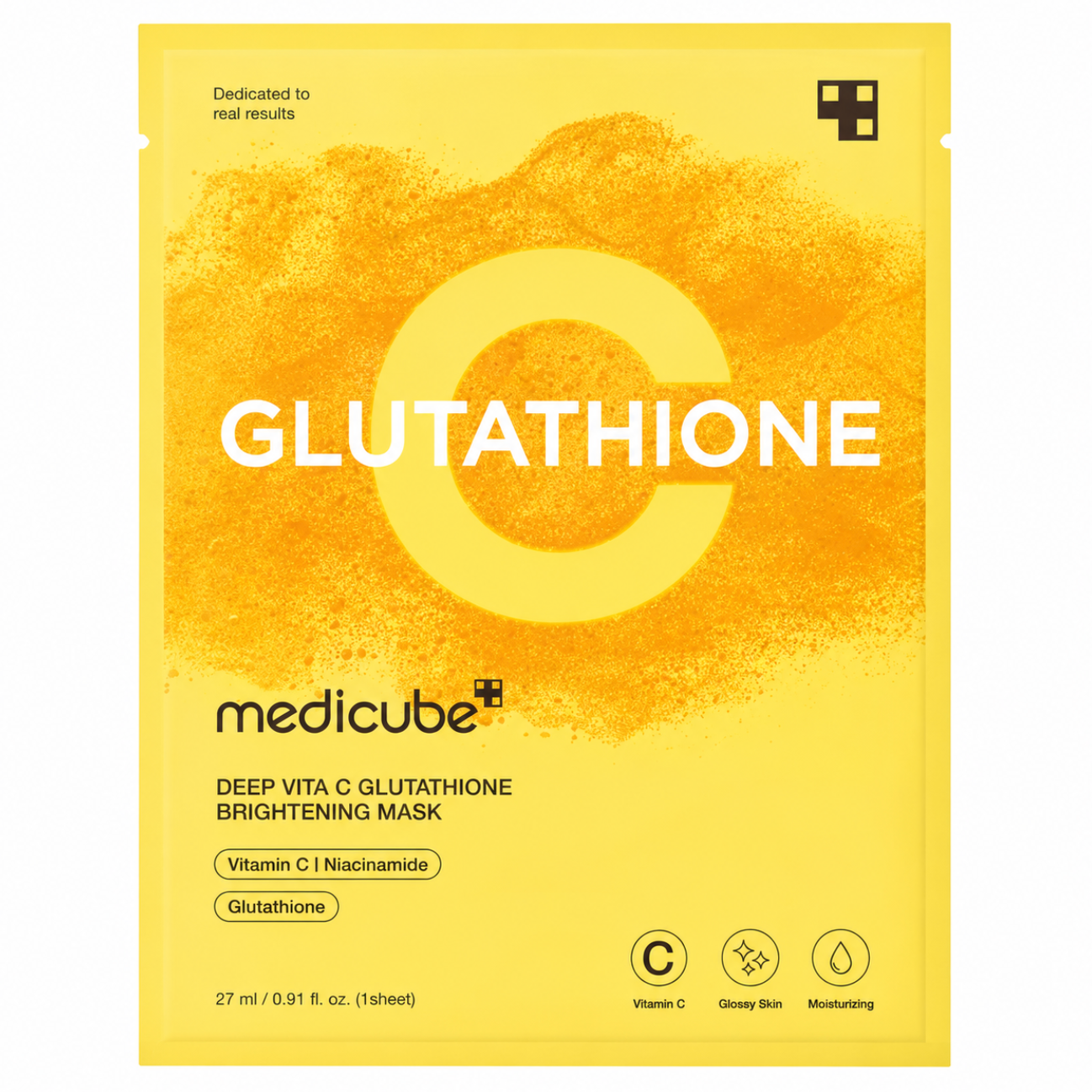 Medicube Deep Vita C Glutathione Brightening Mask 27ml