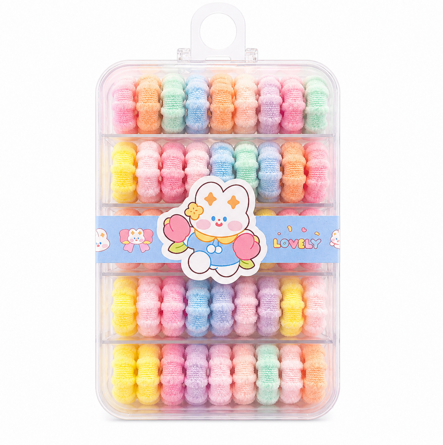 Kawaii Mini Hair Ties Set 50pcs
