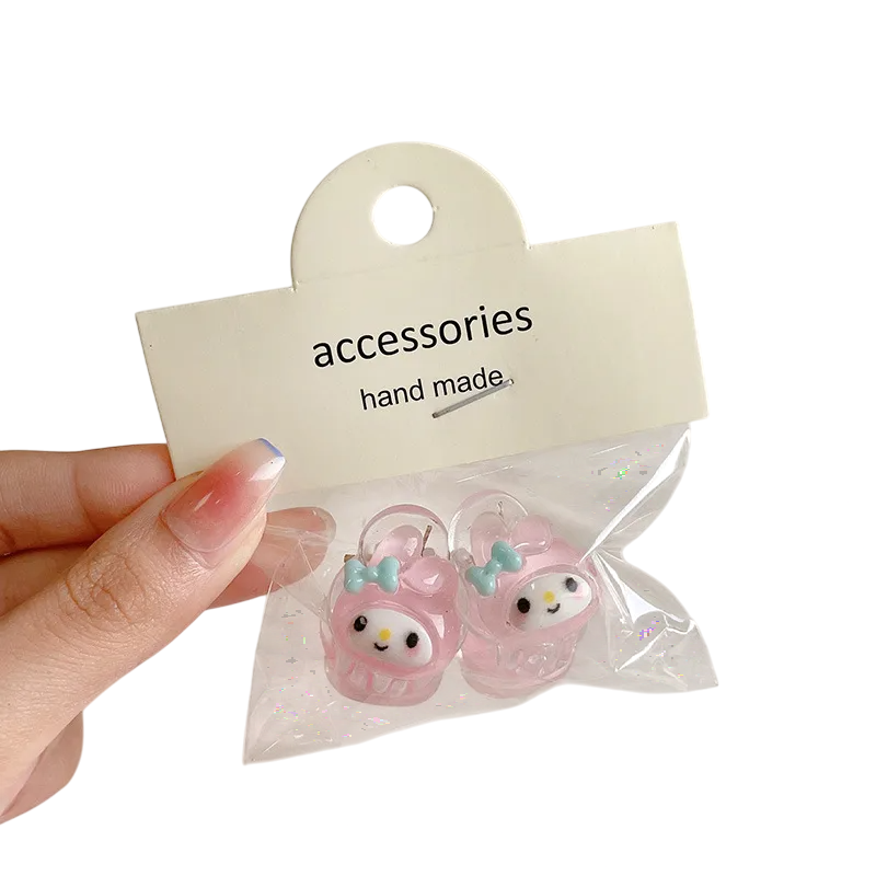 Sweet Cartoon Acrylic Hair Claws Set