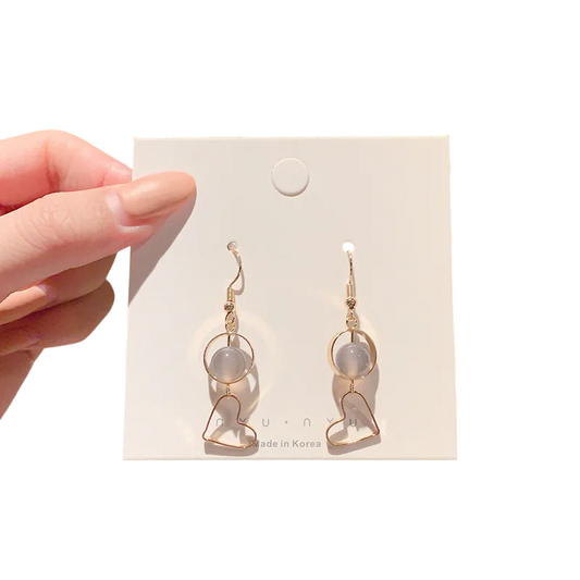 Hollow Heart Shape Earrings