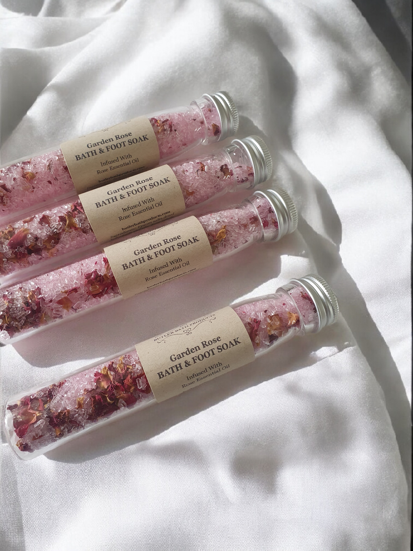 Bath Salt Soak Test Tubes Rose