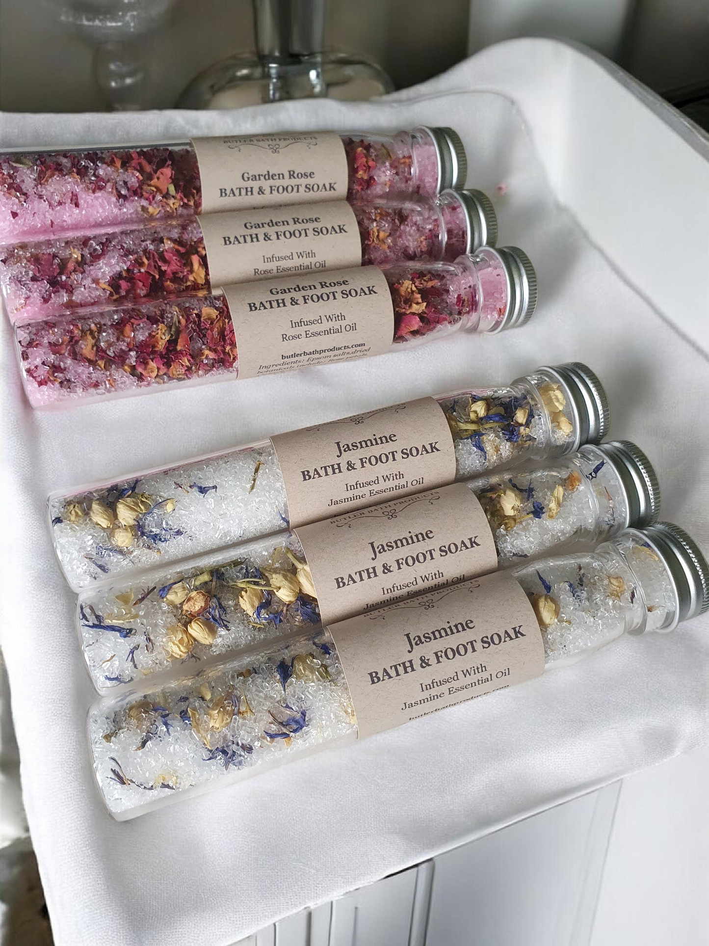 Bath Salt Soak Test Tubes Lavender
