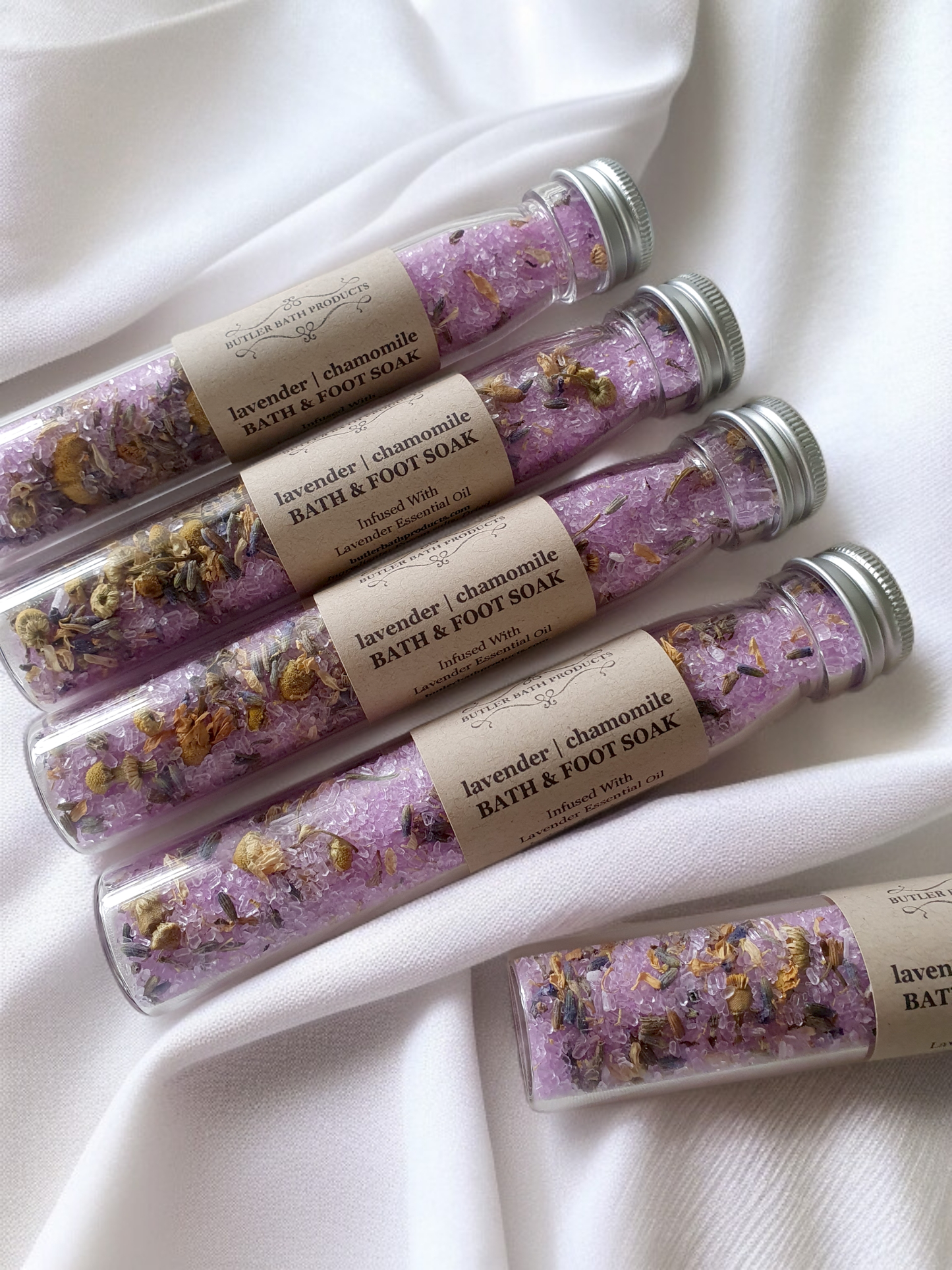Bath Salt Soak Test Tubes Rose