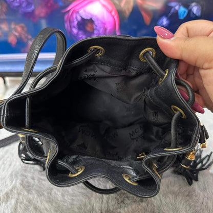 Pre-loved MCM Black Bucket Bag