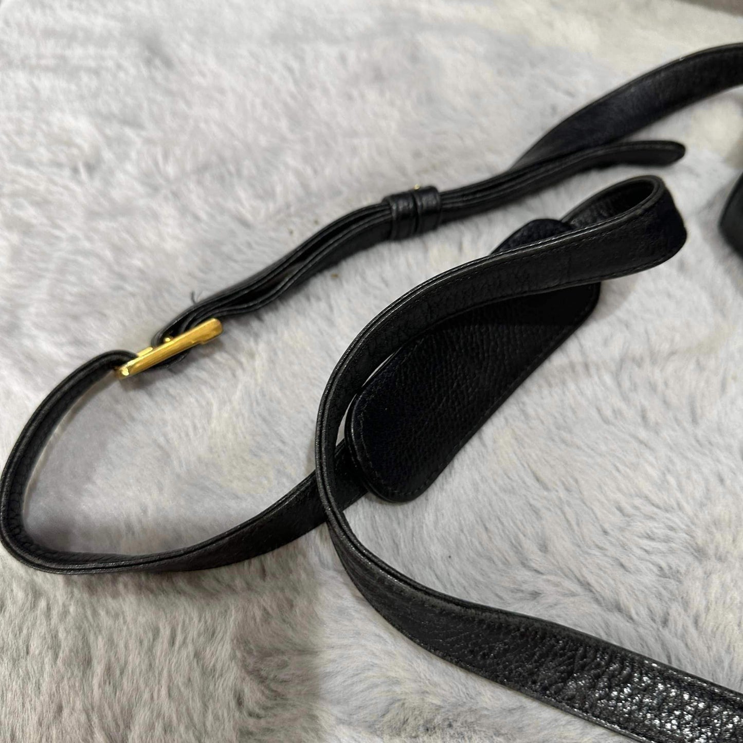 Pre-loved Vintage MCM Black Satchel Bag
