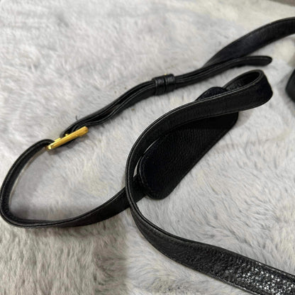 Pre-loved Vintage MCM Black Satchel Bag