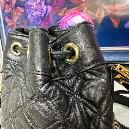 Pre-loved MCM Black Bucket Bag