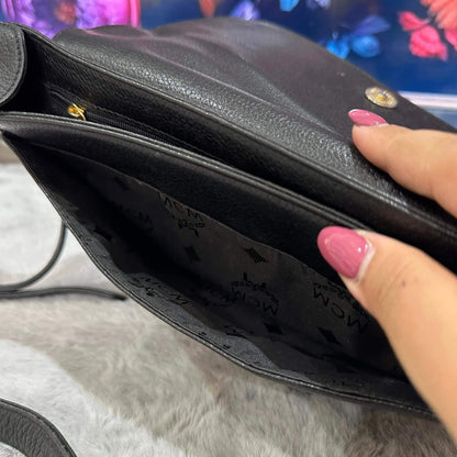 Pre-loved Vintage MCM Black Satchel Bag