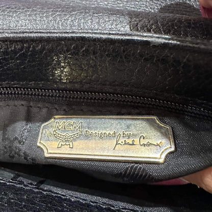 Pre-loved Vintage MCM Black Satchel Bag