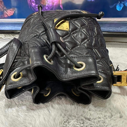 Pre-loved MCM Black Bucket Bag