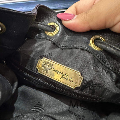 Pre-loved MCM Black Bucket Bag