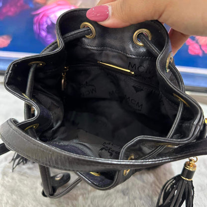 Pre-loved MCM Black Bucket Bag