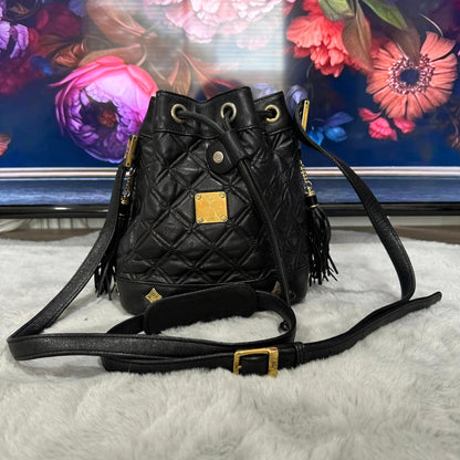 Pre-loved MCM Black Bucket Bag