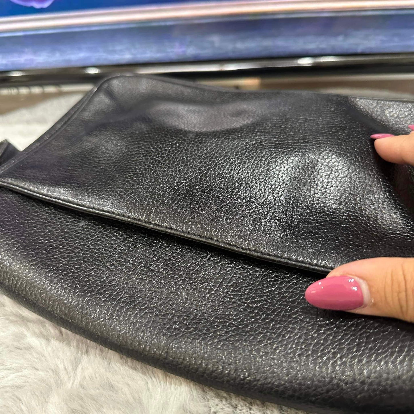 Pre-loved Vintage MCM Black Satchel Bag