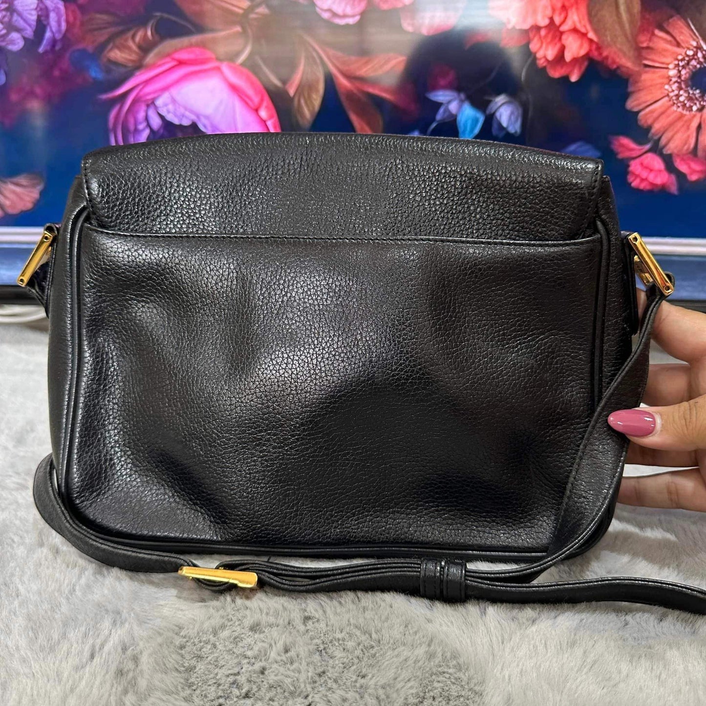Pre-loved Vintage MCM Black Satchel Bag