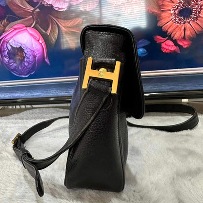 Pre-loved Vintage MCM Black Satchel Bag