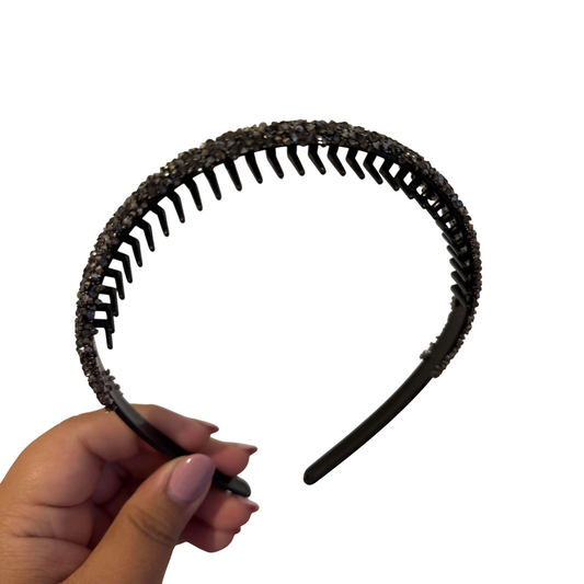 Black Sparkle Headband