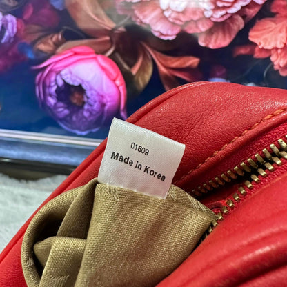 Pre-loved MCM Boston Leather Bowling Bag 25cm