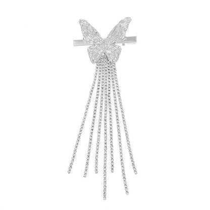 Butterfly Rhinestone Hair Clip