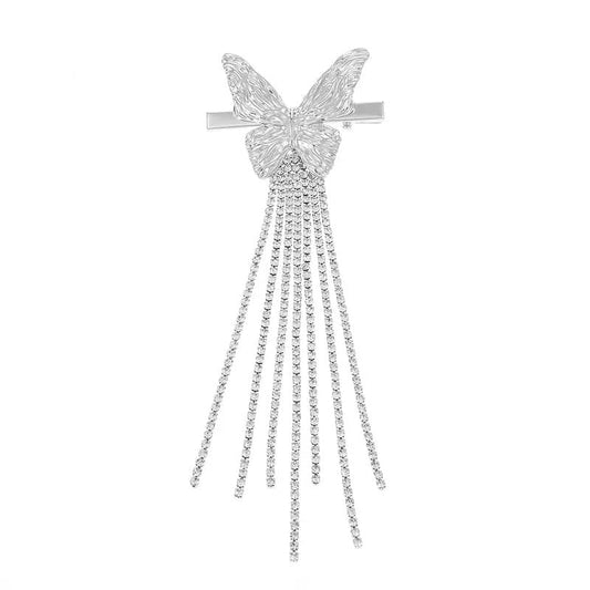 Butterfly Tassel Hair Clip