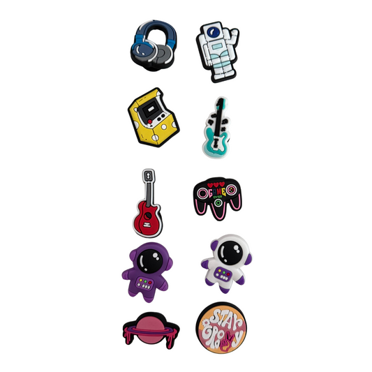 Tech Vibes 10pcs Shoe Charms