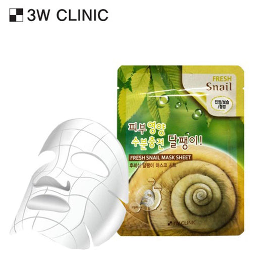 3W Clinic Fresh Snail Mask Sheet 1pc