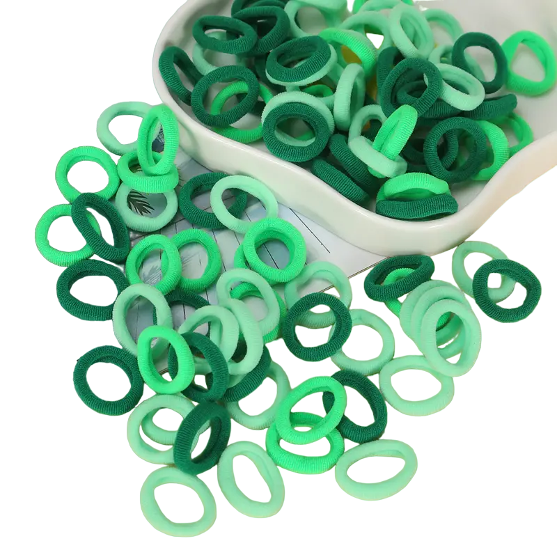 Colourful Hair Ties 100pcs Packet (Various Colours)