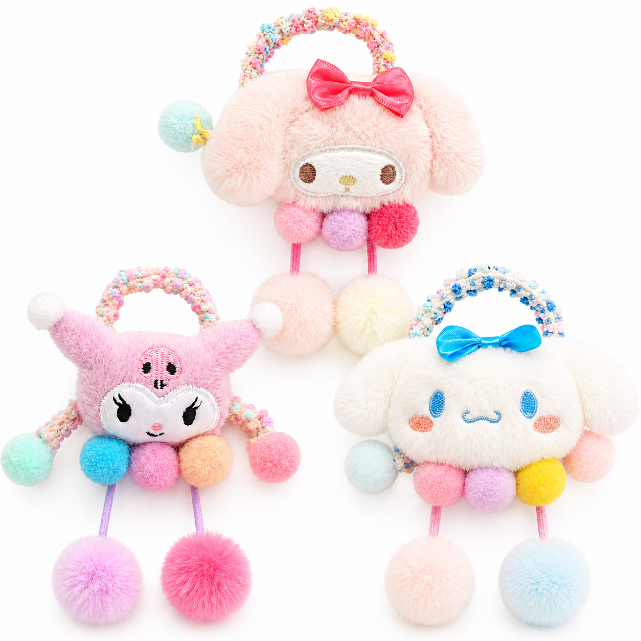 Plush Pom-Pom Hair Tie