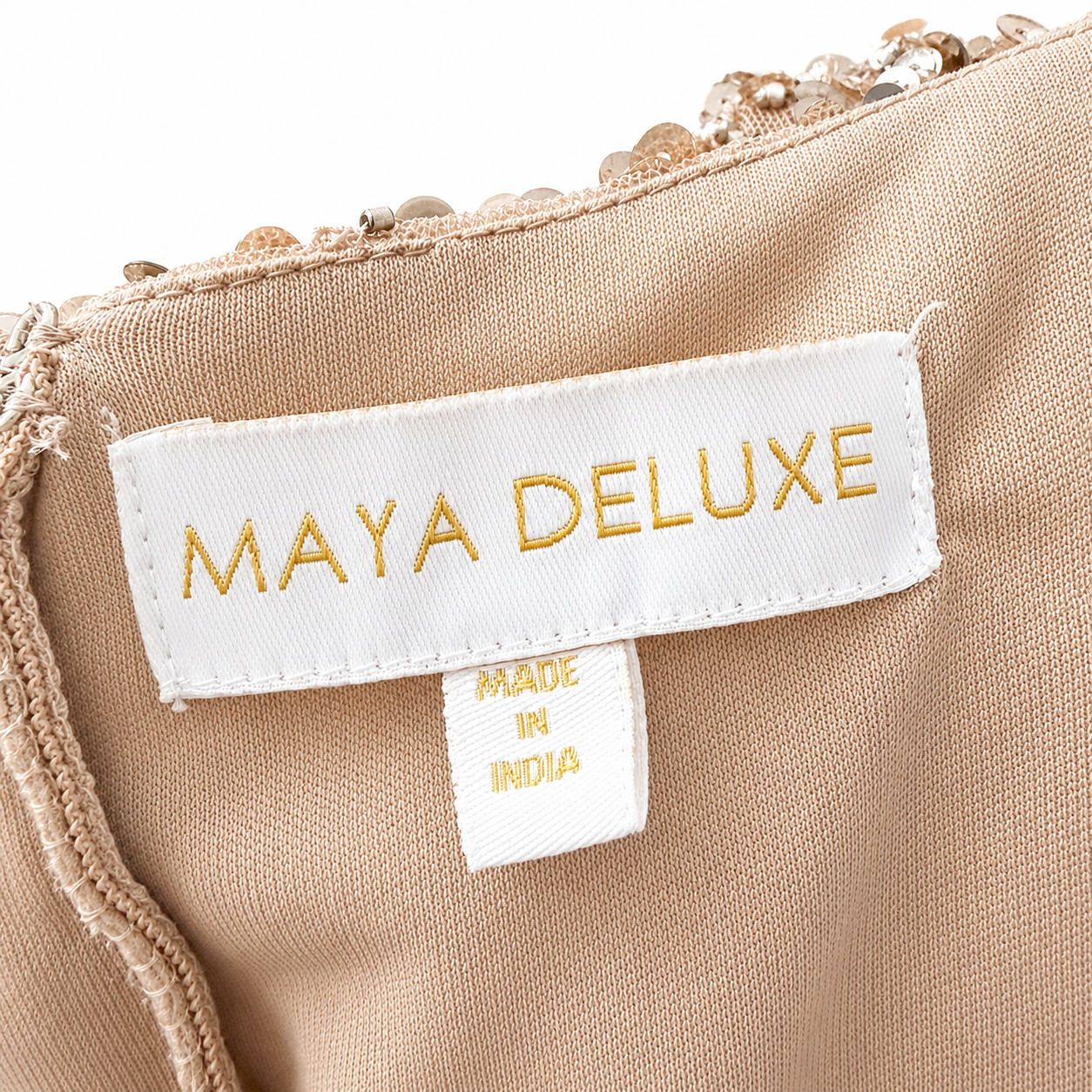 Maya Deluxe Embellished Tulle Maxi Dress Size UK 8