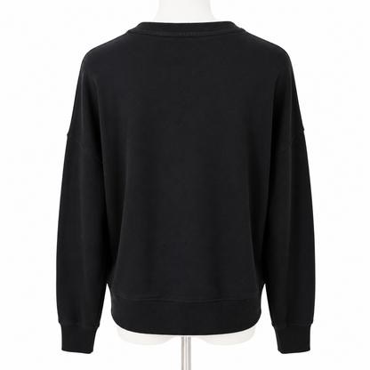 DKNY Sport Black Logo Sweatshirt Size S