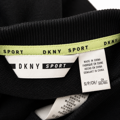 DKNY Sport Black Logo Sweatshirt Size S