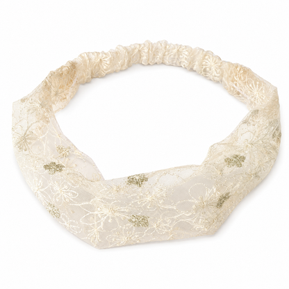 Embroidered Lace Floral Headband Collection Bundle – Set of 5