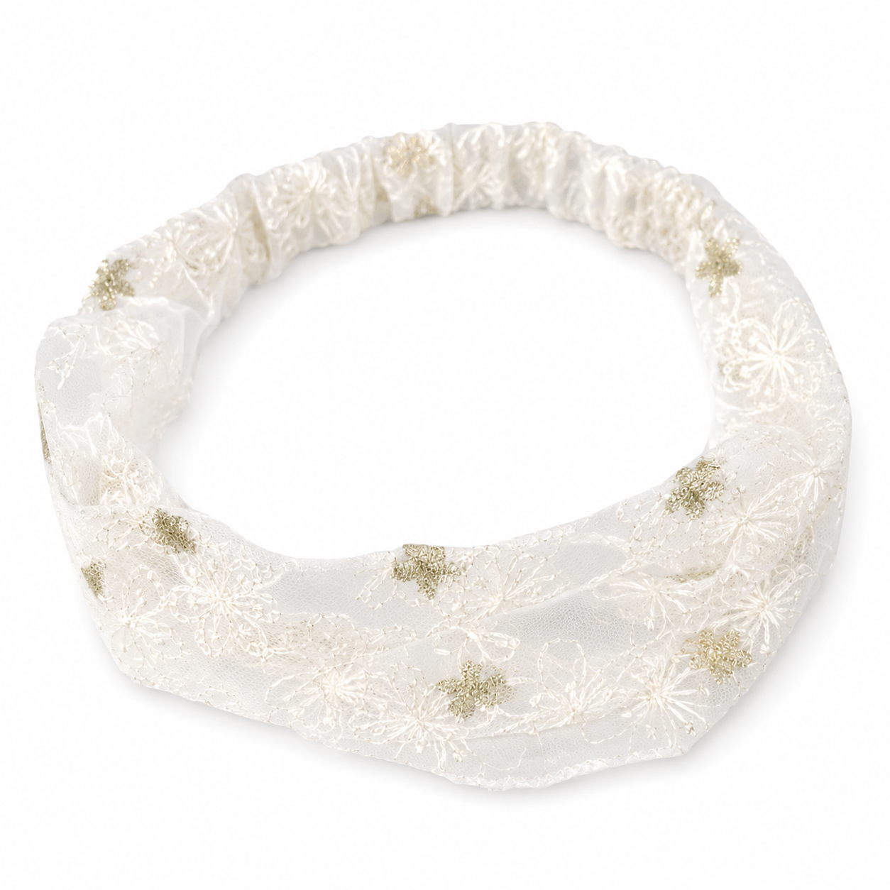 Embroidered Lace Floral Headband Collection Bundle – Set of 5