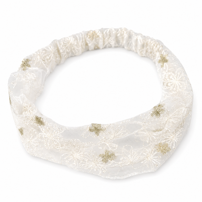 Embroidered Lace Floral Headband Collection Bundle – Set of 5