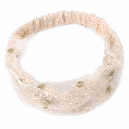 Embroidered Lace Floral Headband Collection Bundle – Set of 5
