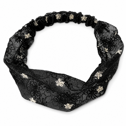 Embroidered Lace Floral Headband Collection Bundle – Set of 5