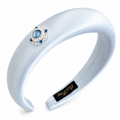 Elegant Jewel Satin Headband