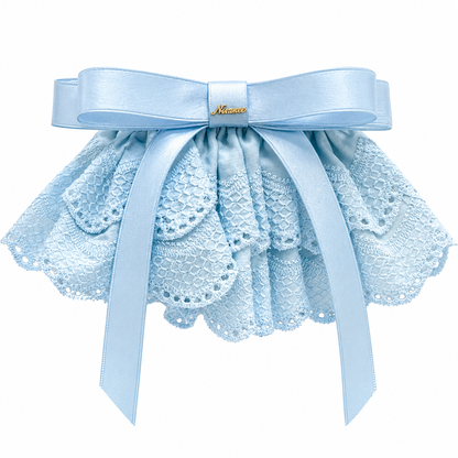 Vintage Lace Bow Barrette Hair Clip